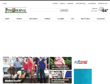 Tablet Screenshot of pinejournal.com